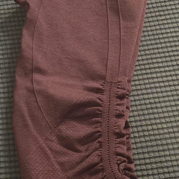 Lululemon Athletica Burgundy Capris - Picture 8 of 8
